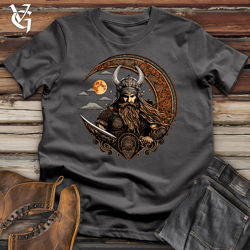 Celtic Moon Viking Warrior Softstyle Tee