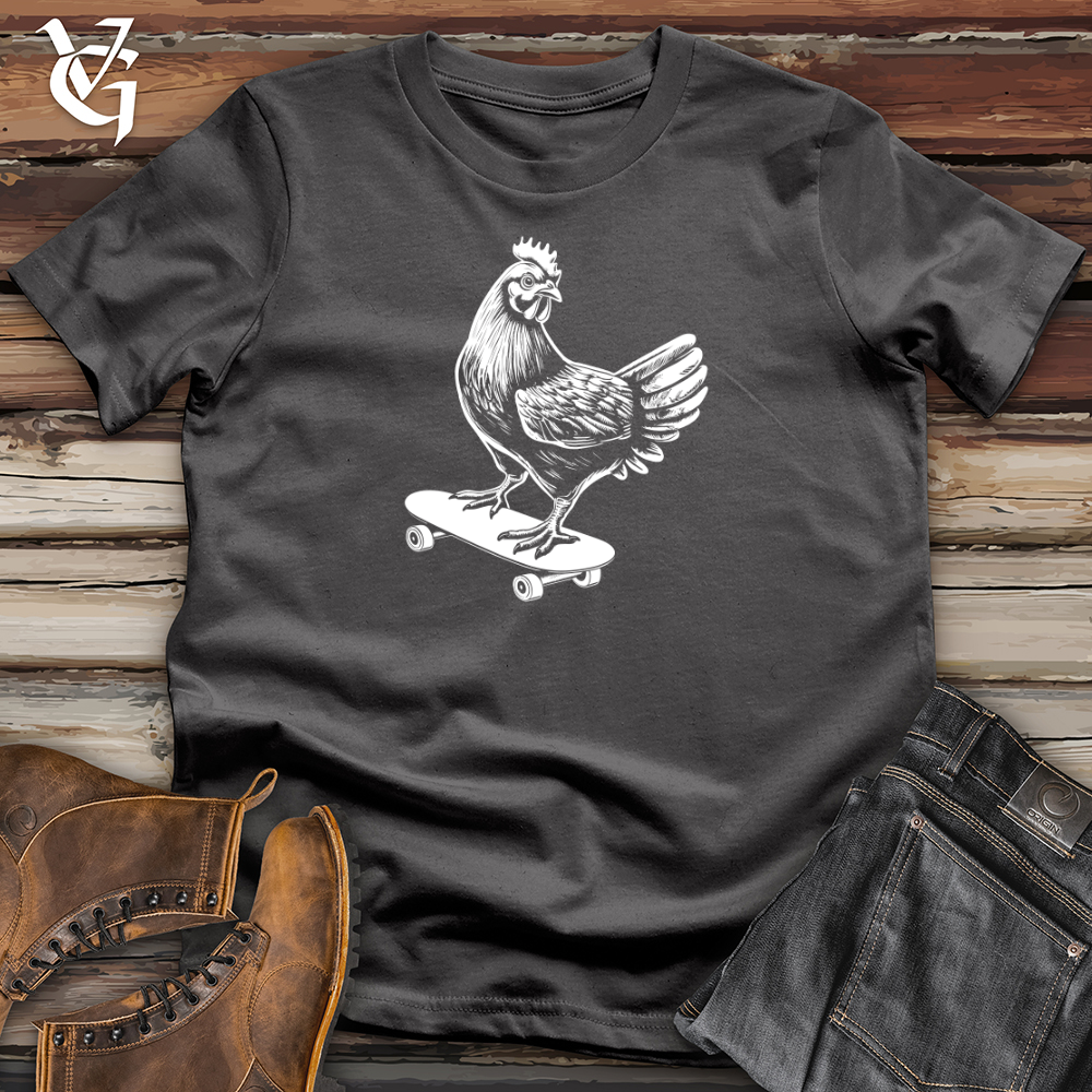 Chicken on a Skateboard Softstyle Tee