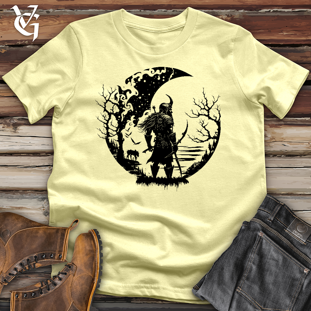 Celtic Moon Viking Warrior Softstyle Tee Style001