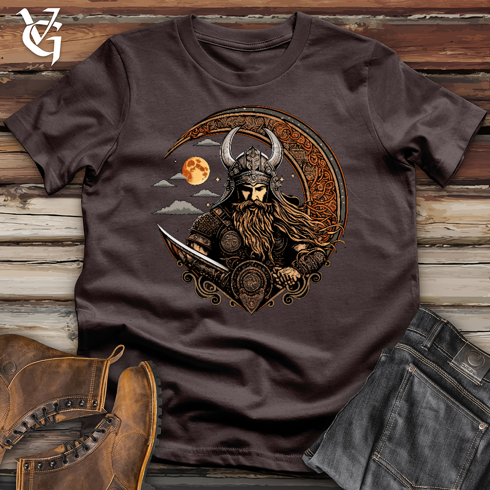 Celtic Moon Viking Warrior Softstyle Tee