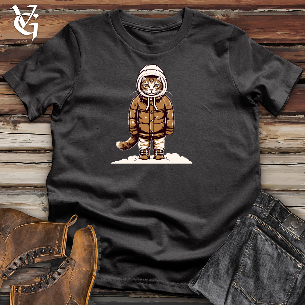 Vintage Paws on Snow Cotton Tee