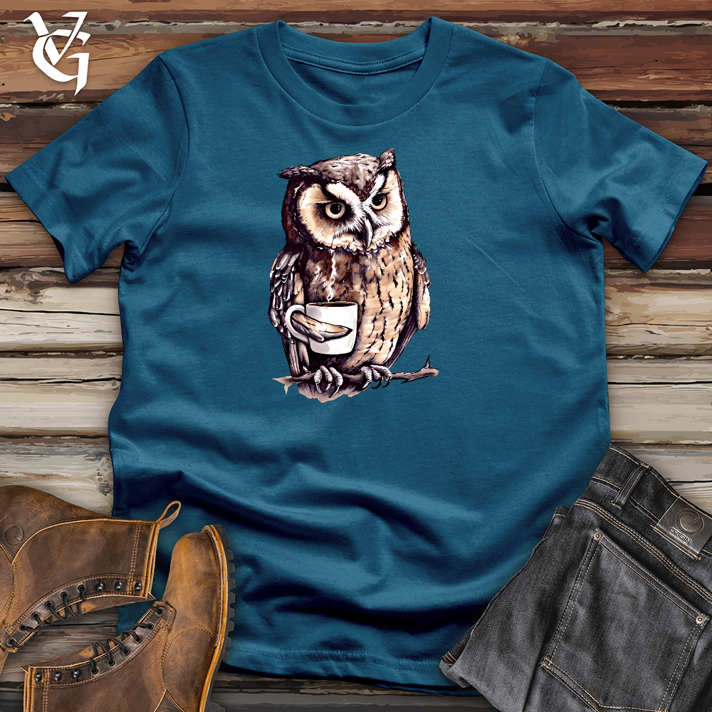 Caffeinated Owl Cotton Tee