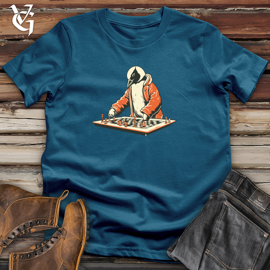 Vintage Game Night Penguin Cotton Tee