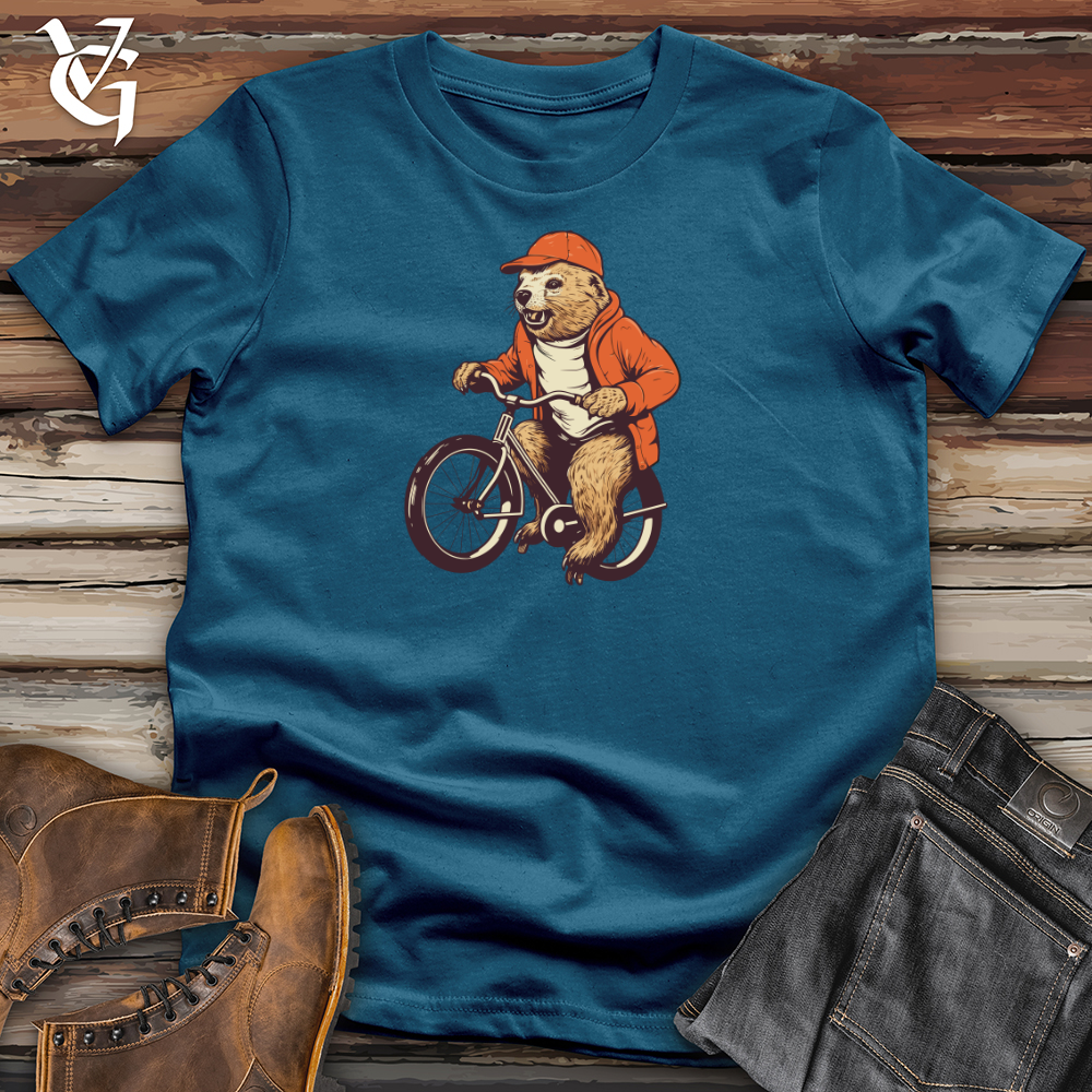 Vintage Pedaling Beaver Cotton Tee