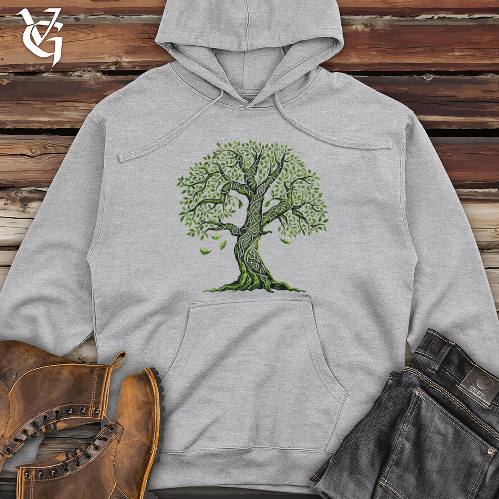 Celtic Tree Essence Midweight Hooded Sweatshirt