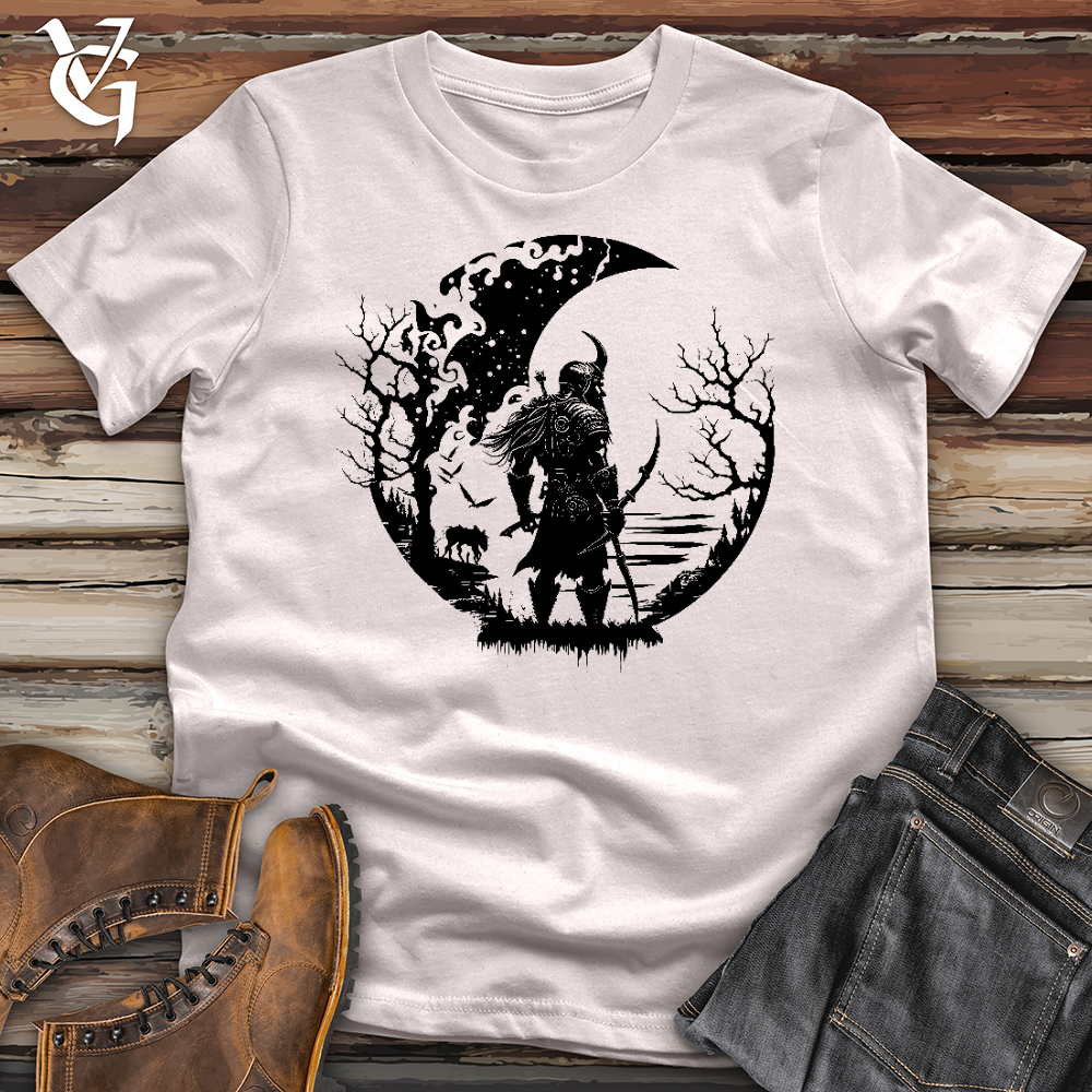 Celtic Moon Viking Warrior Softstyle Tee Style001