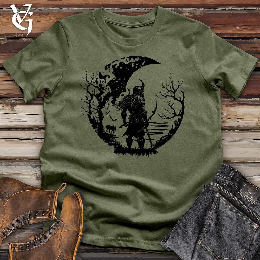 Celtic Moon Viking Warrior Softstyle Tee Style001