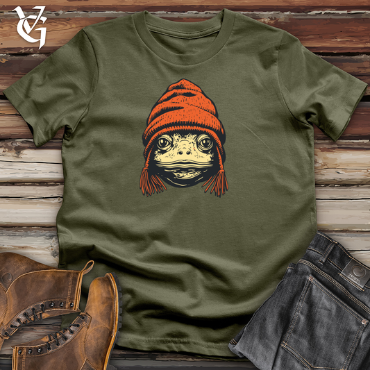 Vintage Beanied Frog Cotton Tee