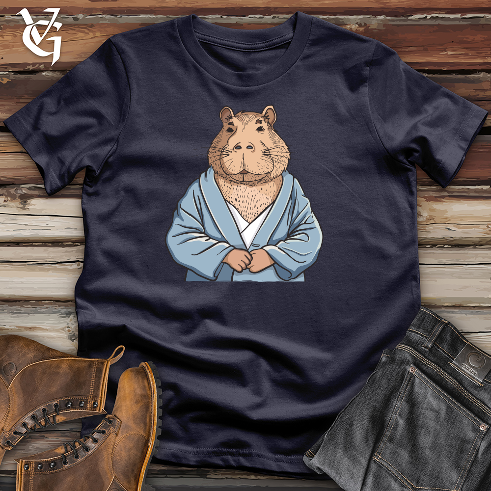 Capybara Counselor Comfort Cotton Tee