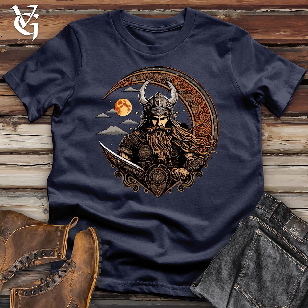 Celtic Moon Viking Warrior Softstyle Tee