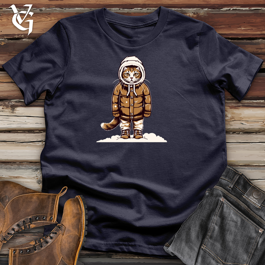 Vintage Paws on Snow Cotton Tee