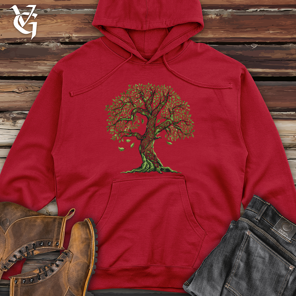 Celtic Tree Essence Midweight Hooded Sweatshirt