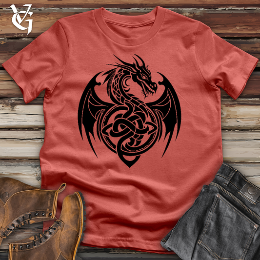Celtic Rust Dragon Cotton Tee