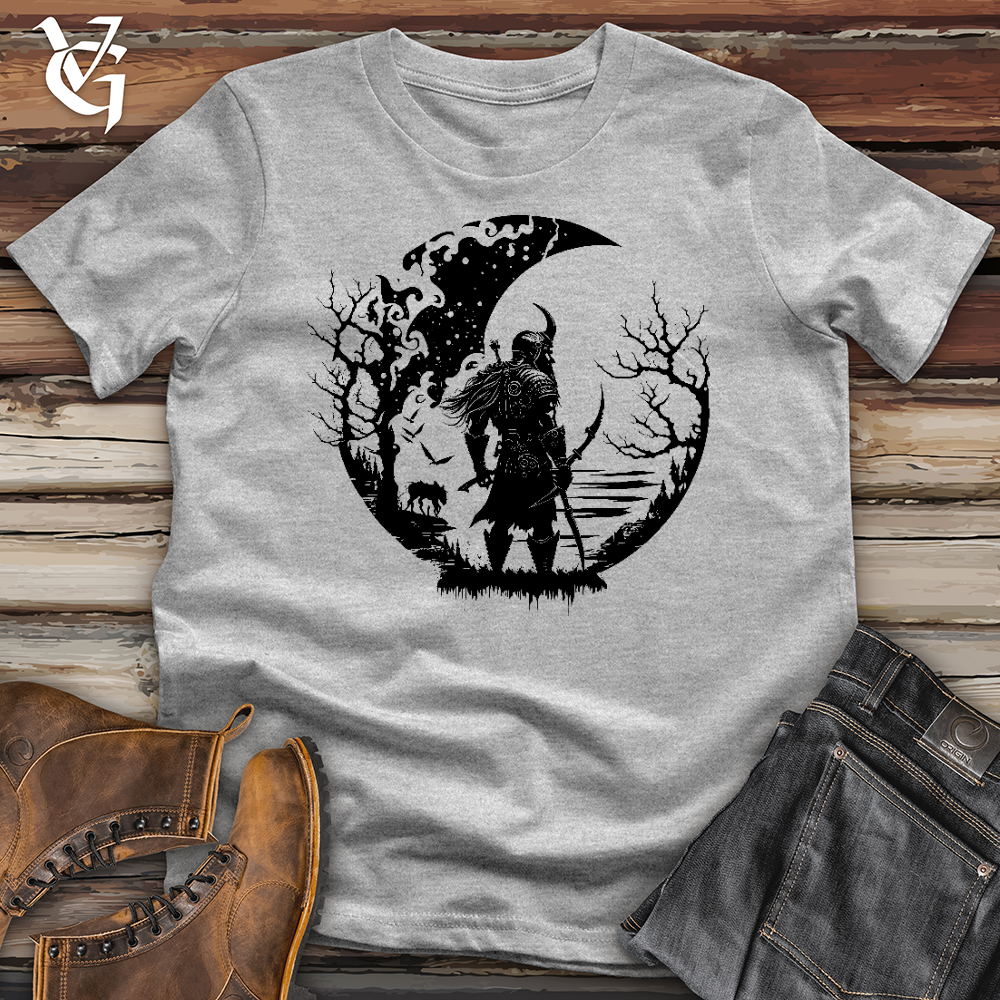 Celtic Moon Viking Warrior Softstyle Tee Style001