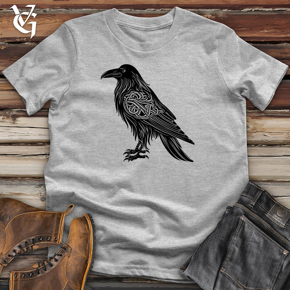 Celtic Raven Silhouette Softstyle Tee