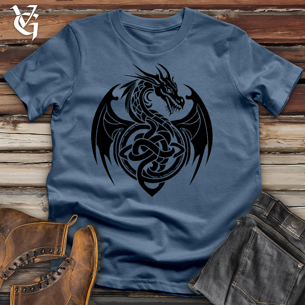 Celtic Rust Dragon Cotton Tee