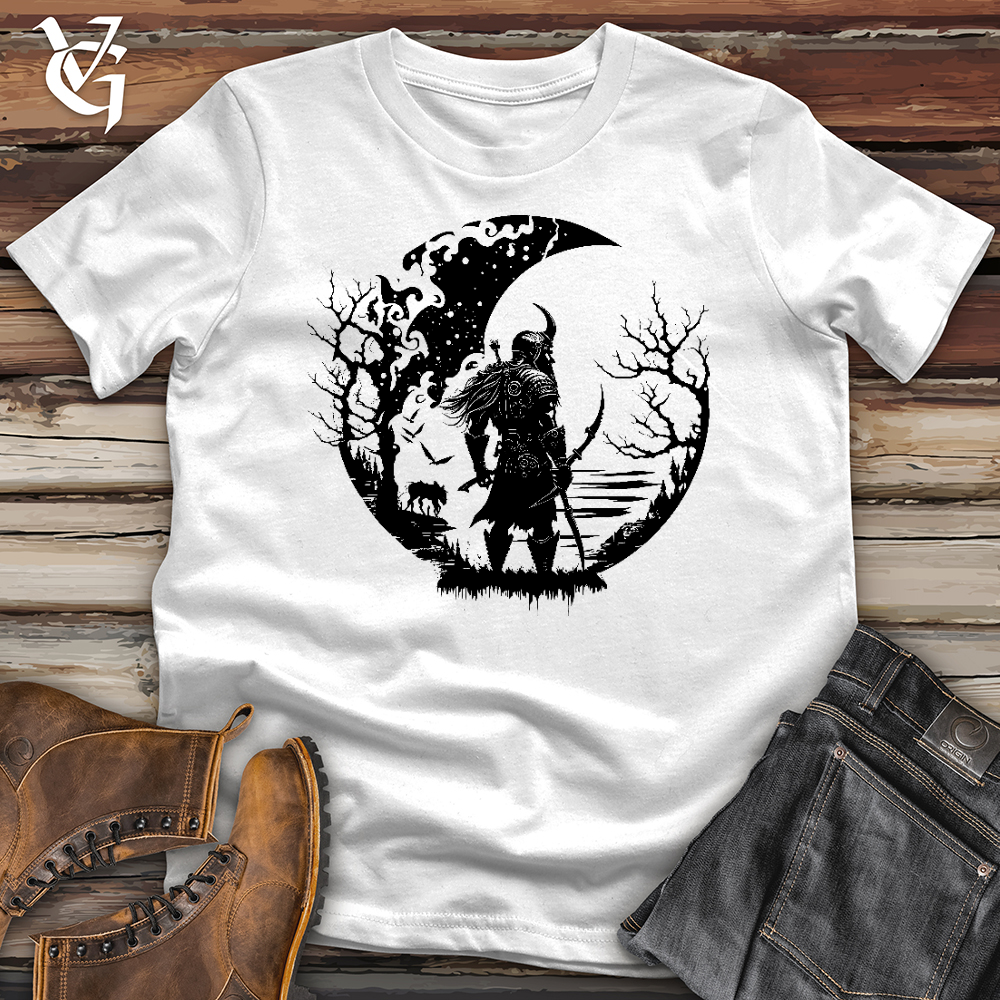 Celtic Moon Viking Warrior Softstyle Tee Style001