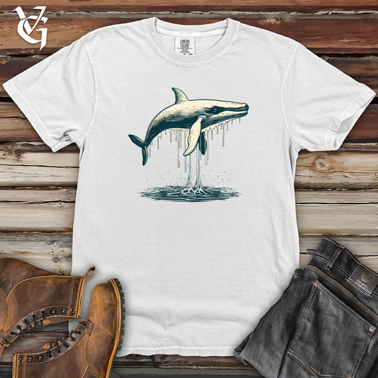 Vintage Arctic Whale Heavy Cotton Comfort Colors Tee