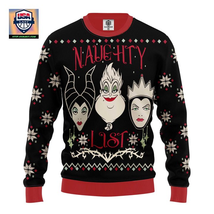 Villains Naughty Ugly Christmas Sweater Amazing Gift Idea Thanksgiving Gift