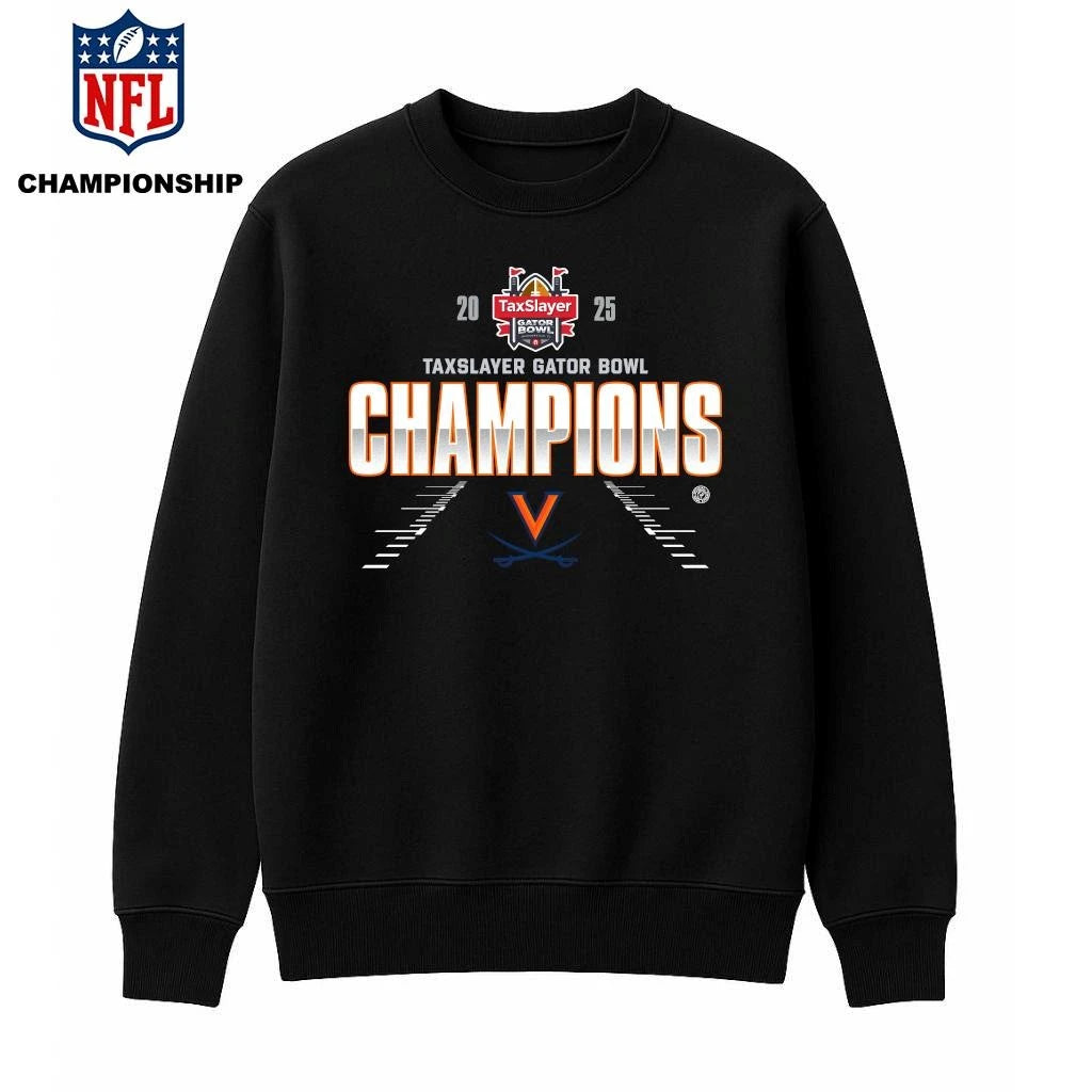 Virginia Cavaliers 2025 TaxSlayer Gator Bowl Champions Shirt