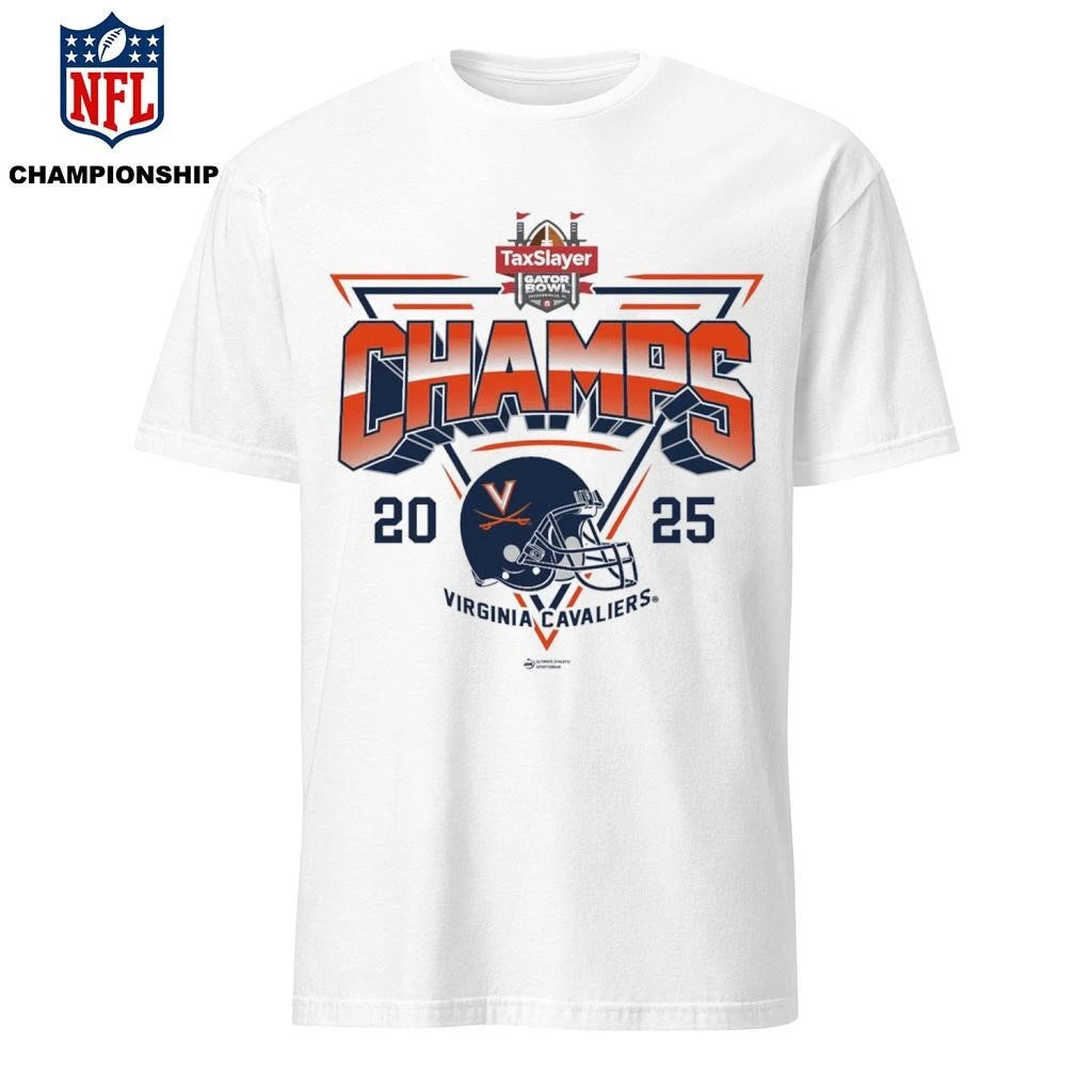 Virginia Cavaliers Taxslayer Gator bowl Champs 2025 Shirt
