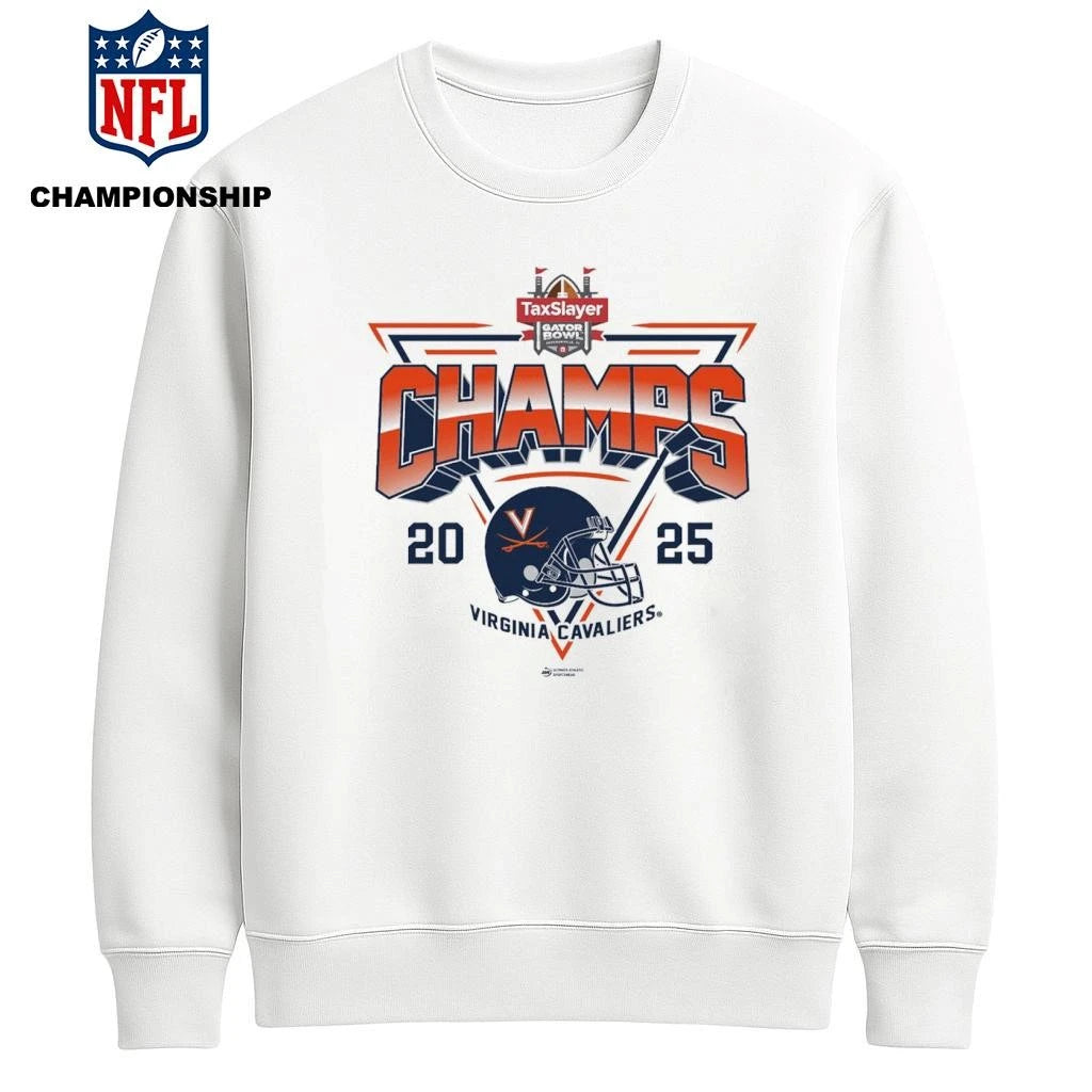 Virginia Cavaliers Taxslayer Gator bowl Champs 2025 Shirt