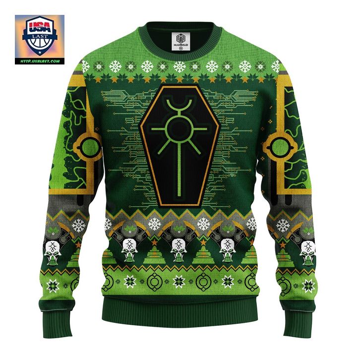 Warhammer 40K Green Ugly Christmas Sweater Amazing Gift Idea Thanksgiving Gift