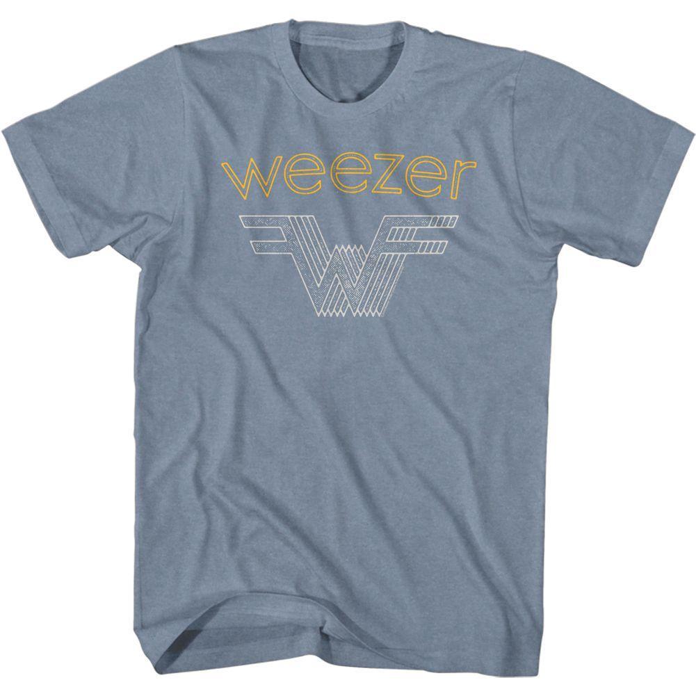 Weezer Stacked Weezer Boyfriend Tee