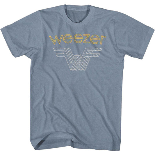 Weezer Stacked Weezer Boyfriend Tee