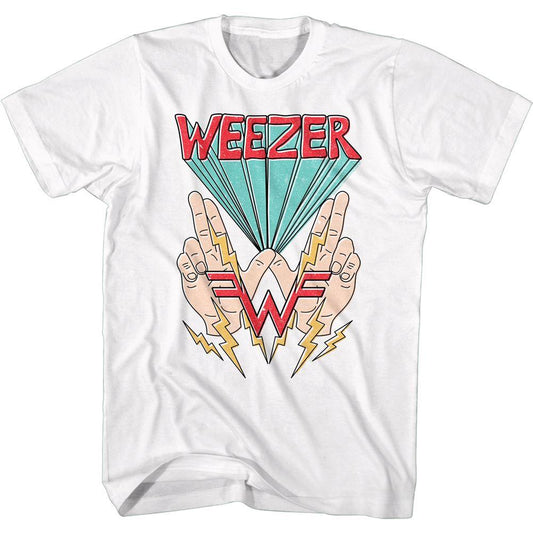 Weezer W Hands & Lightning T-Shirt
