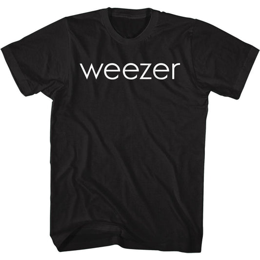 Weezer Wht Weezer Logo Boyfriend Tee