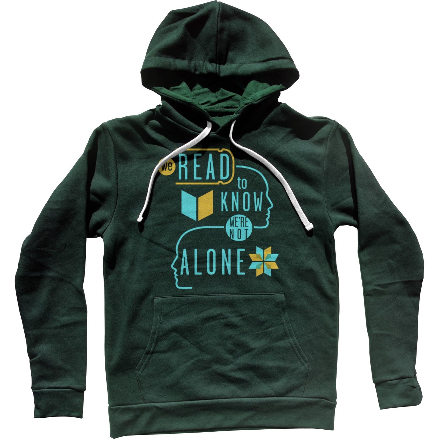 We Read to Know We are Not Alone Unisex Hoodie