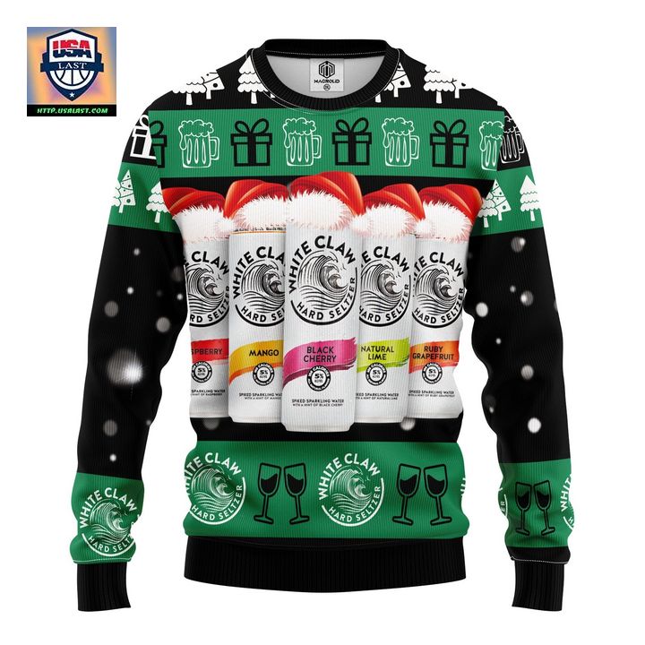 White Claw Beer Ugly Christmas Sweater Amazing Gift Idea Thanksgiving Gift