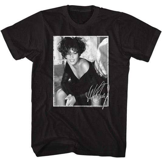 Whitney Houston - Signed Photo Boyfriend Tee
