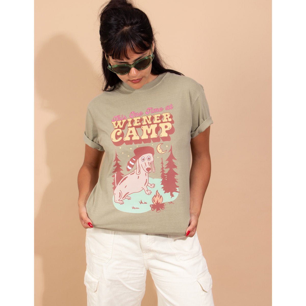 wiener camp unisex tee