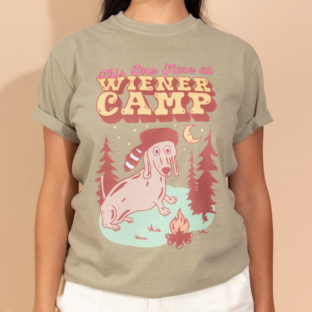 wiener camp unisex tee
