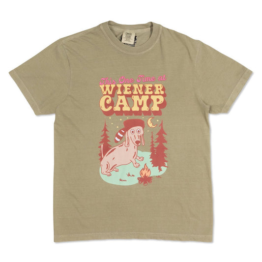 wiener camp unisex tee