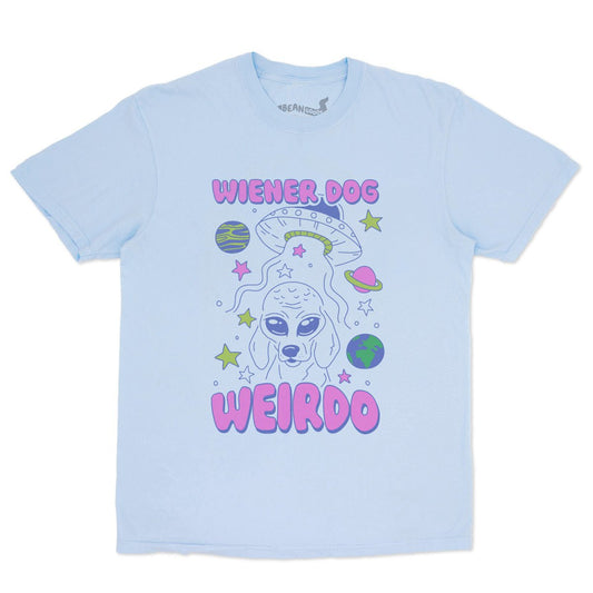 wiener dog weirdo unisex tee | martian mist