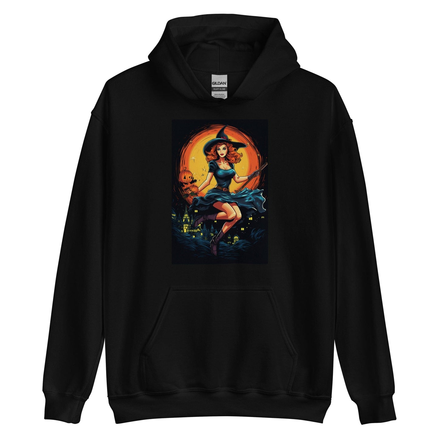 Witch in Flight Unisex Pullover Hoodie