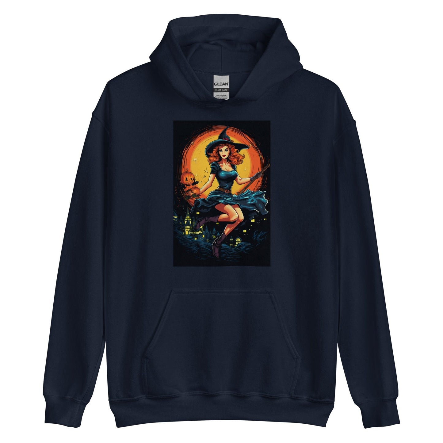 Witch in Flight Unisex Pullover Hoodie