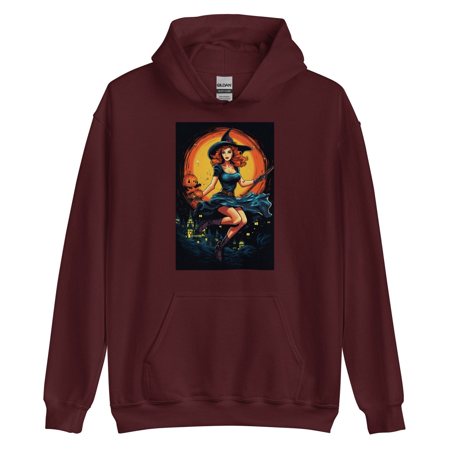 Witch in Flight Unisex Pullover Hoodie