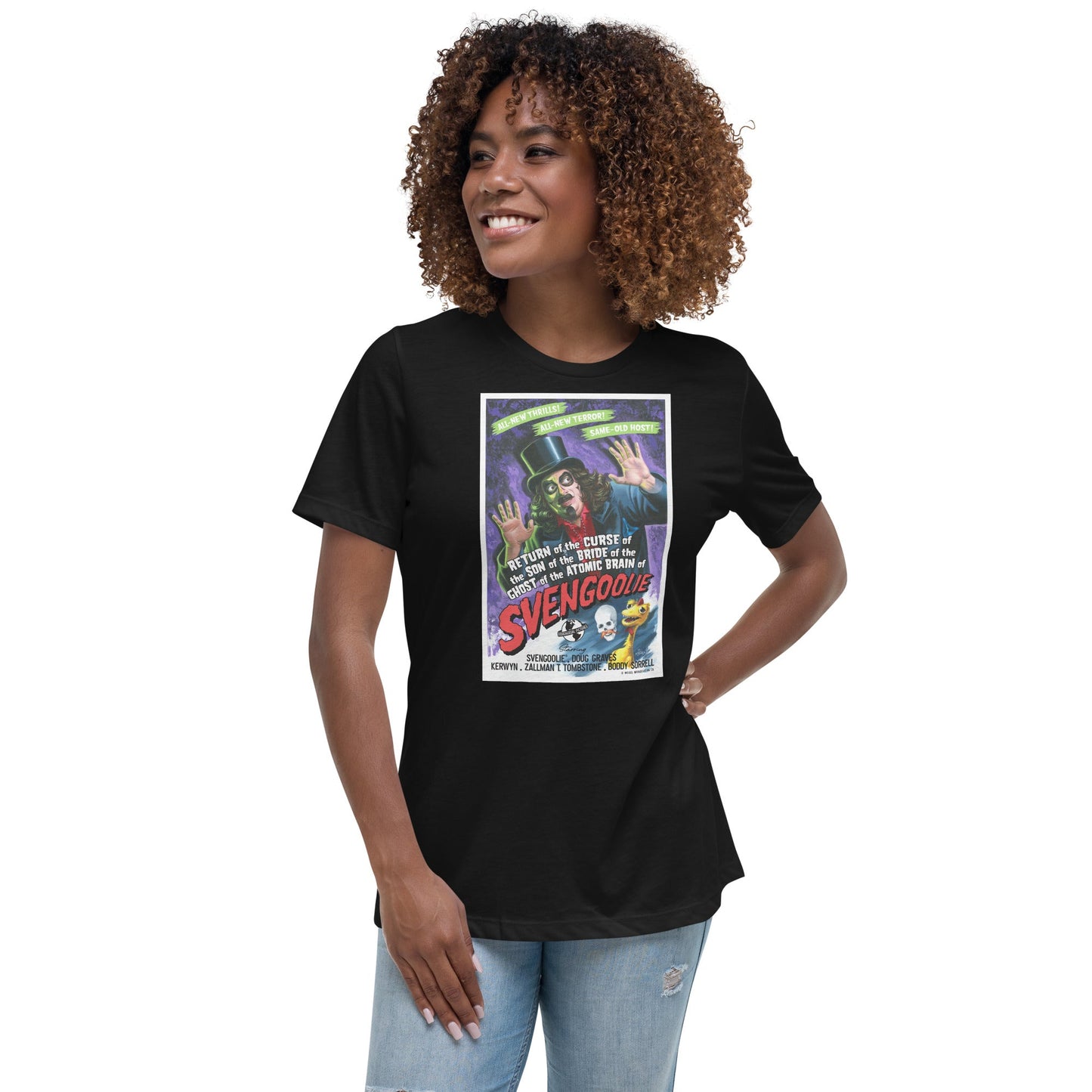 "The Horror of Svengoolie Poster" SvengoolieÂ® T-Shirt by Bill Morrison (2022 Series)