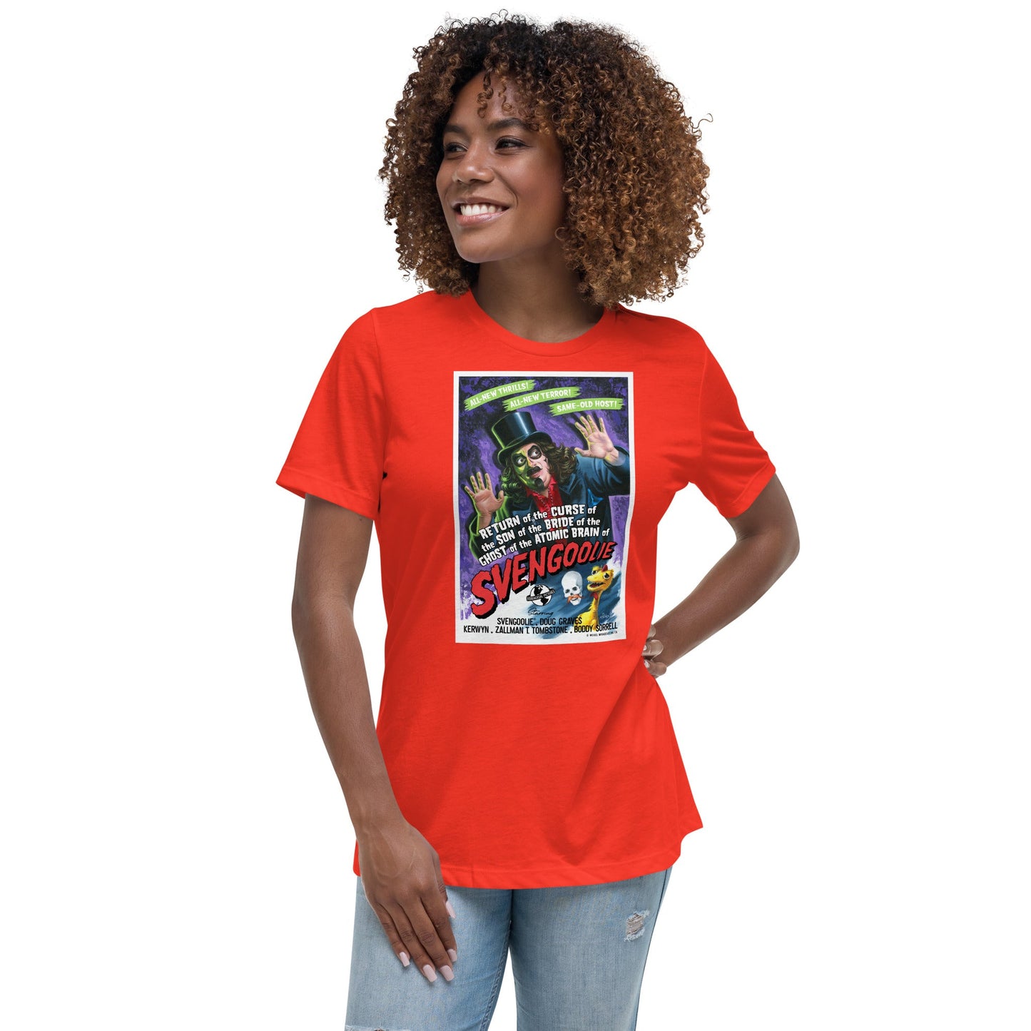 "The Horror of Svengoolie Poster" SvengoolieÂ® T-Shirt by Bill Morrison (2022 Series)