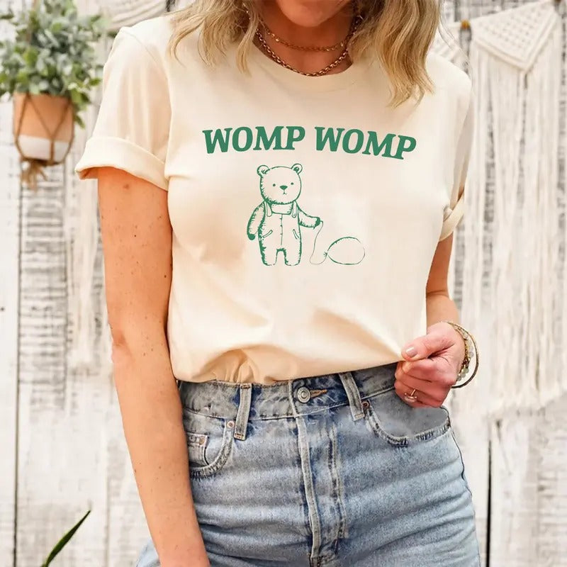 womp womp mr comer shirt, Funny T Shirt, Sweatshirt, Cartoon Meme Top, Vintage Cartoon Hoodie, Unisex T-Shirt Womenswear...