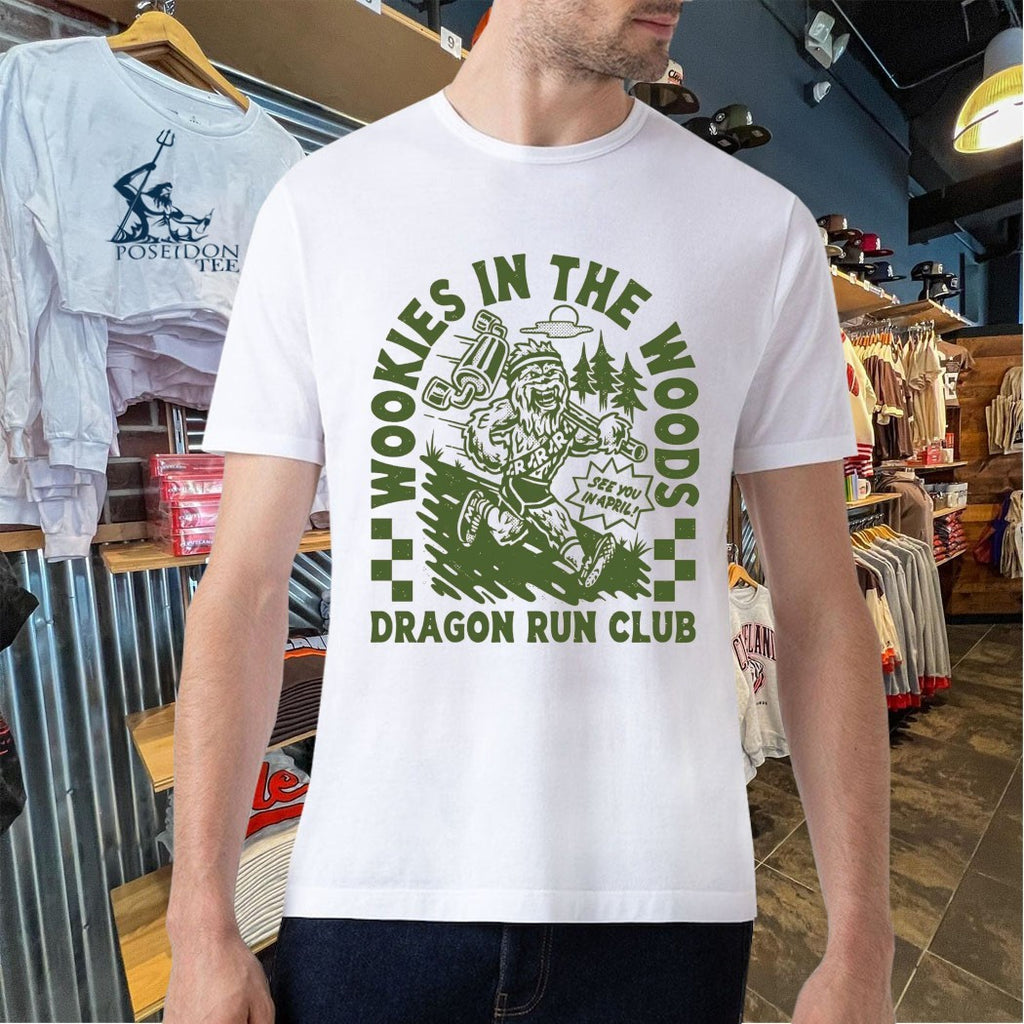 Wookies In The Woods See You In April Dragon Run Club T-shirt
