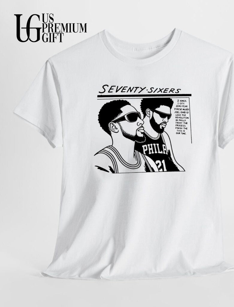 Embiid Maxey Seven Sixers shirt