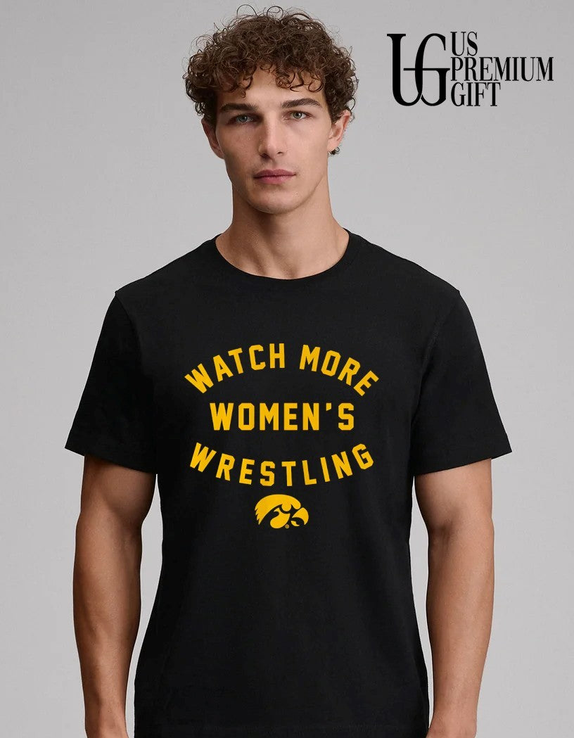 Watch More Women’s Wrestling Iowa Hawkeyes logo 2026 shirt