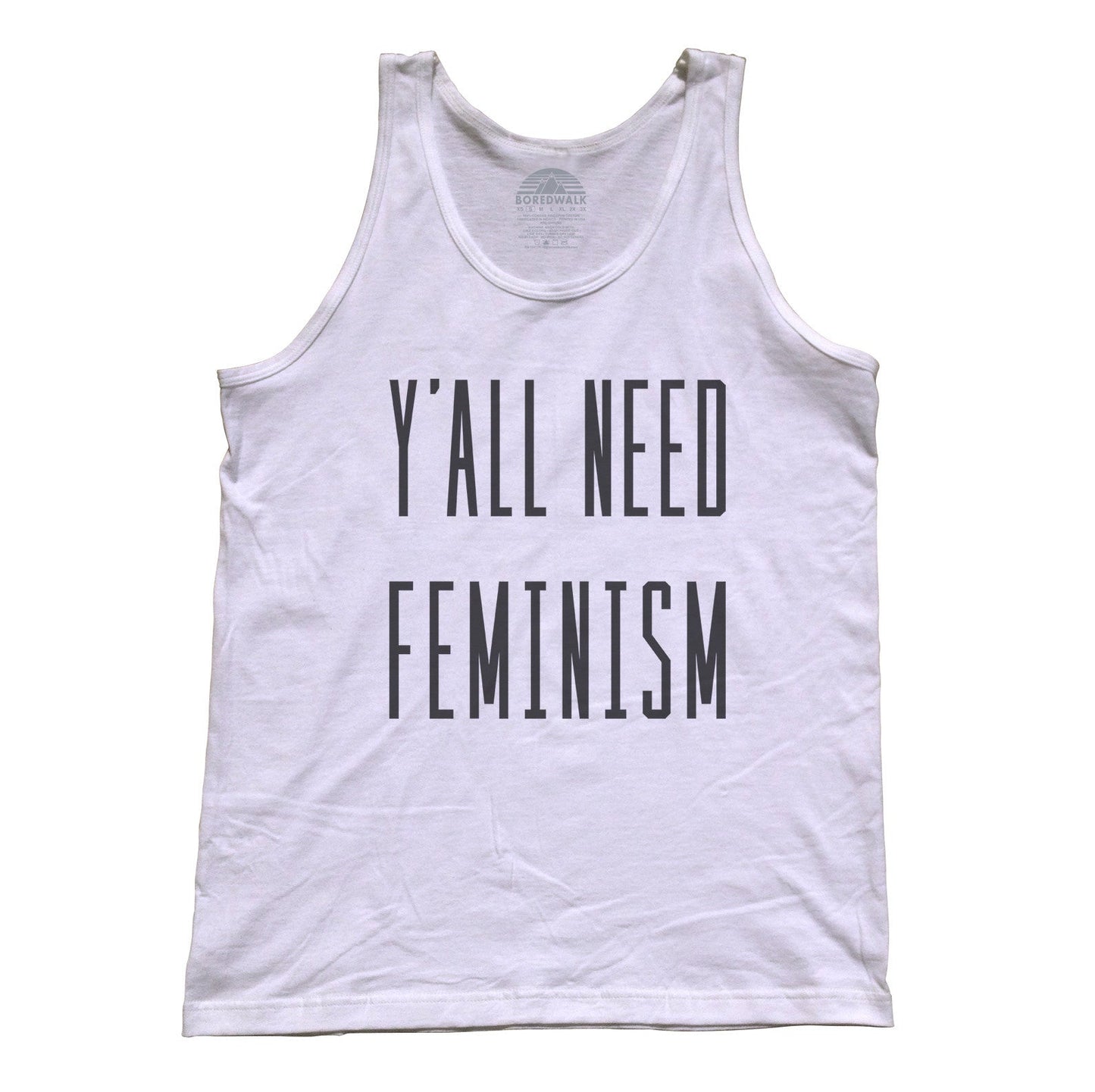 Unisex Y'All Need Feminism Tank Top - Funny Feminist Shirt