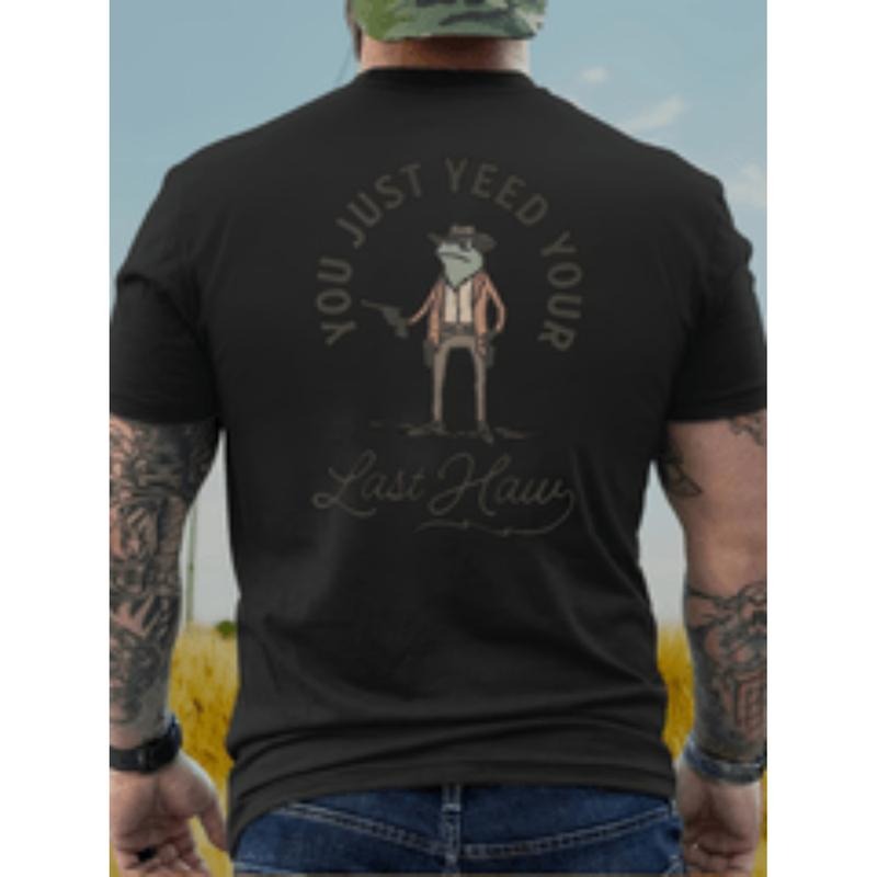 you just   your last haw printed mens heavy 220g cotton round neck short sleeve t shirt casual t shirt fashion...