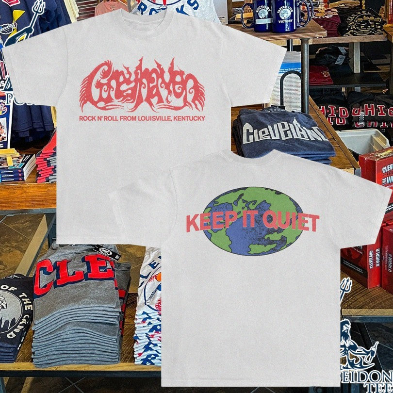 Greyhaven Keep It Quiet Rock N’ Roll From Louisville, Kentucky World T-shirt